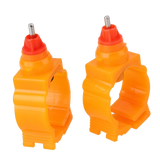 Chicken Duck Spring Style 360 Degree Nipple Water Drinking Drinker Poultry Farm Use Orange