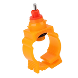 Chicken Duck Spring Style 360 Degree Nipple Water Drinking Drinker Poultry Farm Use Orange