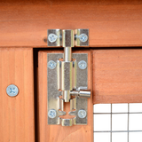 Pawhut 78 Deluxe Wooden Chicken Coop  Hen House w Backyard Run