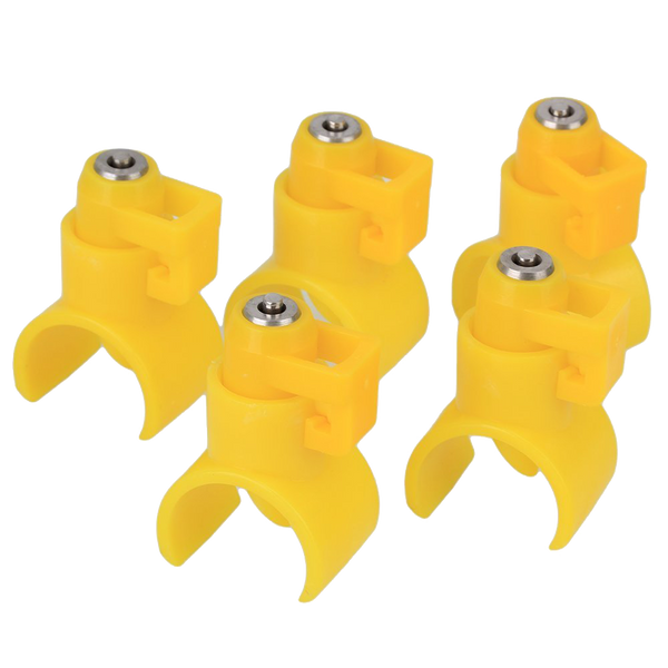 Yellow Half Circle Poultry Chickens Turkeys Geese Ducks Water Nipples