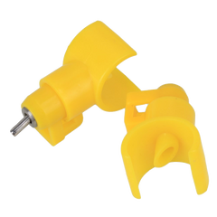 Yellow Half Circle Poultry Chickens Turkeys Geese Ducks Water Nipples