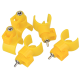 Yellow Half Circle Poultry Chickens Turkeys Geese Ducks Water Nipples