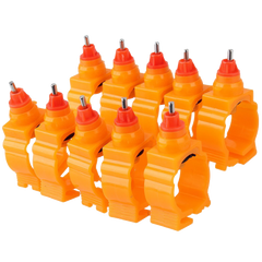 Chicken Duck Spring Style 360 Degree Nipple Water Drinking Drinker Poultry Farm Use Orange